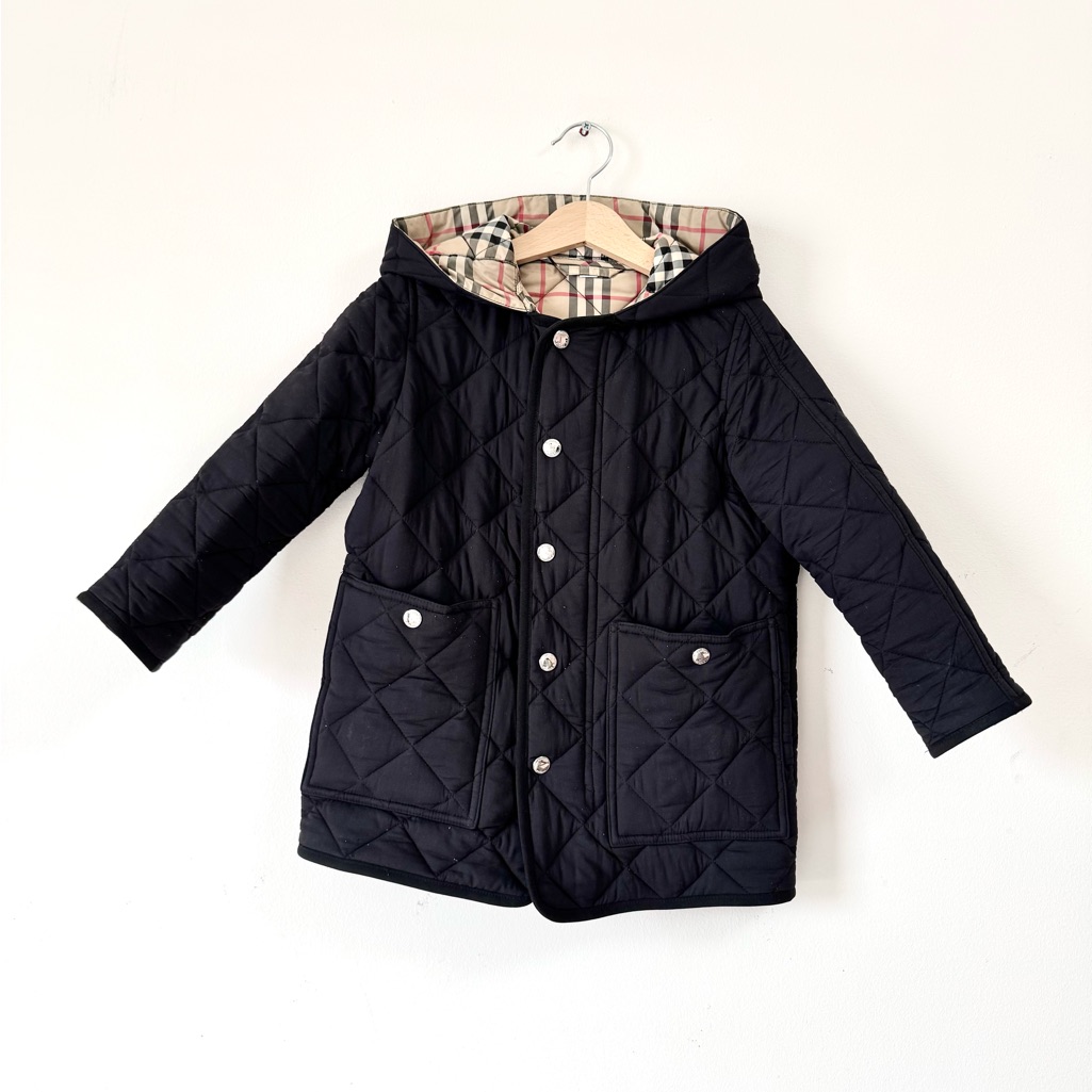 Burberry Children’s Quilted Nylon Coat Size 4y